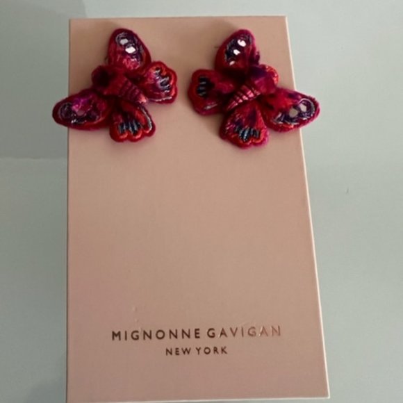 MIGNONNE GAVIGAN Vive Lux Butterfly Earrings - Picture 1 of 9